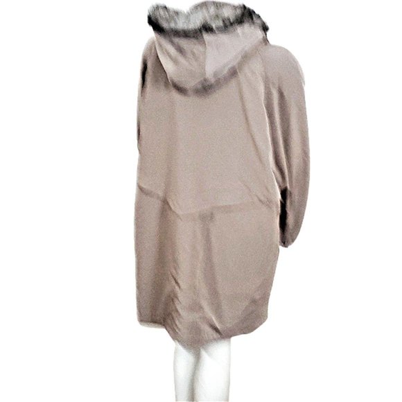 P.A. Originals Plus Size Women's Hooded Overcoat - Picture 5 of 8